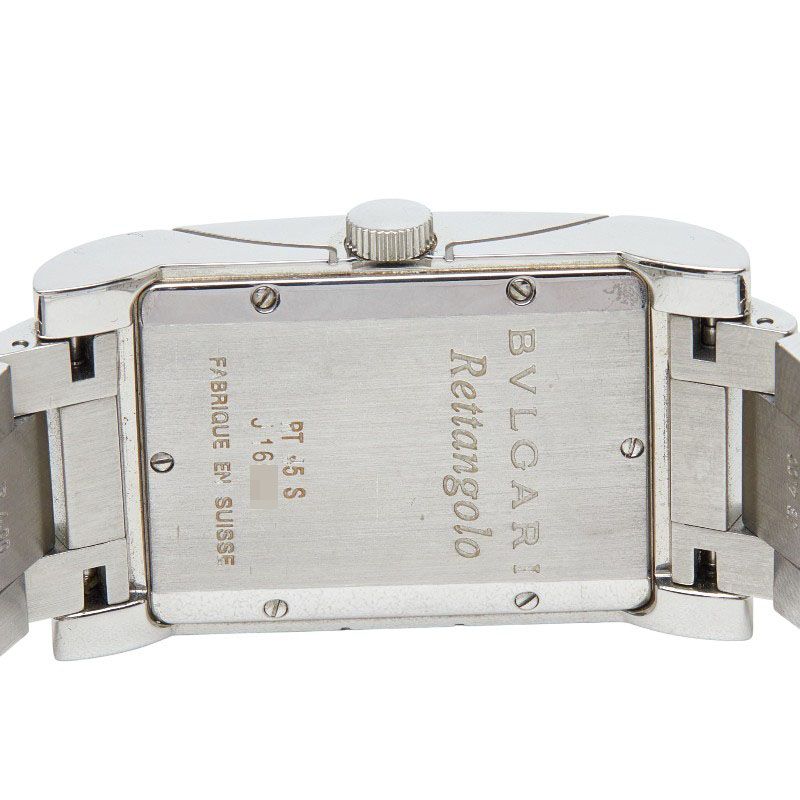 Bvlgari Rettangolo Watch Stainless Steel