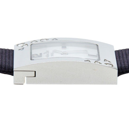 Dior Maris Shell Dial Watch Stainless Steel Leather