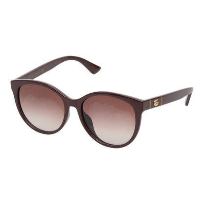 Gucci GG Logo Gradient Asian Fit UV Cut Sunglasses Brown Acetate 1- Eyewear