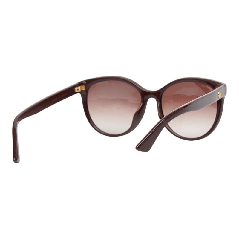 Gucci GG Logo Gradient Asian Fit UV Cut Sunglasses Brown Acetate 1- Eyewear
