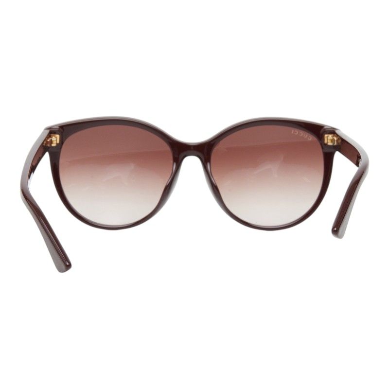 Gucci GG Logo Gradient Asian Fit UV Cut Sunglasses Brown Acetate 1- Eyewear