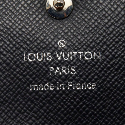 Louis Vuitton Damier Graphite Multicles 6 Key Case Black Leather 1- Key Holder