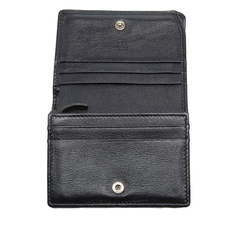 Gucci GG Marmont Canvas Logo Bifold Wallet Pink
