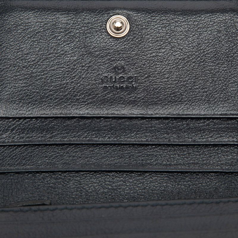 Gucci GG Marmont Canvas Logo Bifold Wallet Pink