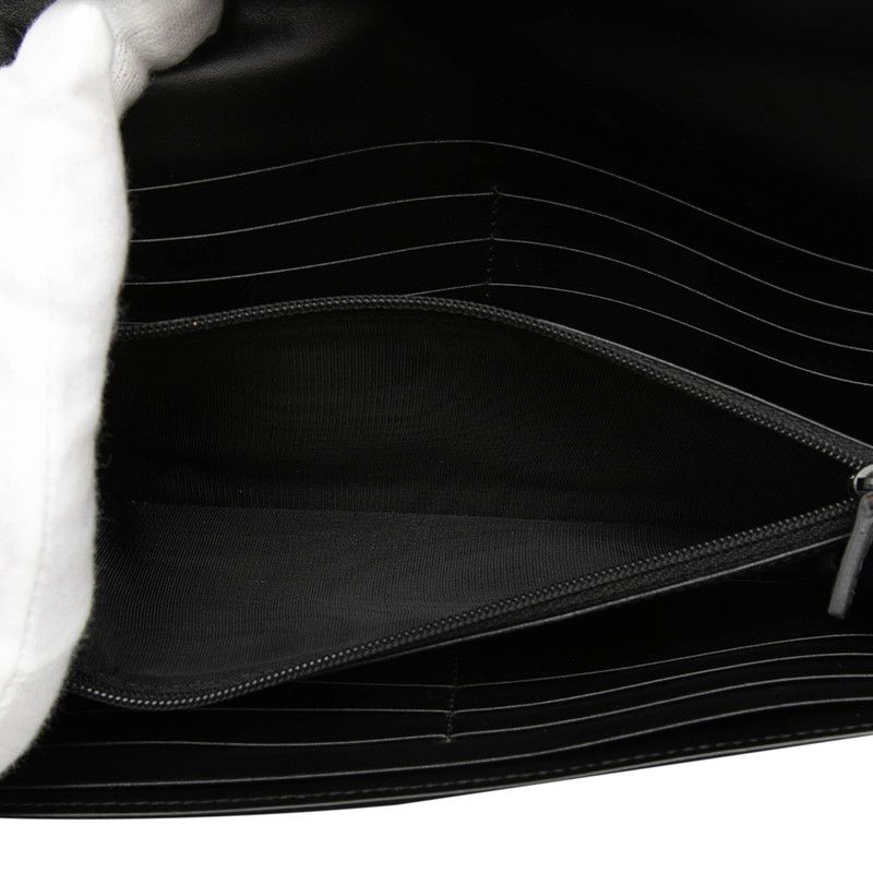 Gucci Guccissima Linea Cat GG Logo Wallet Bifold Black Leather