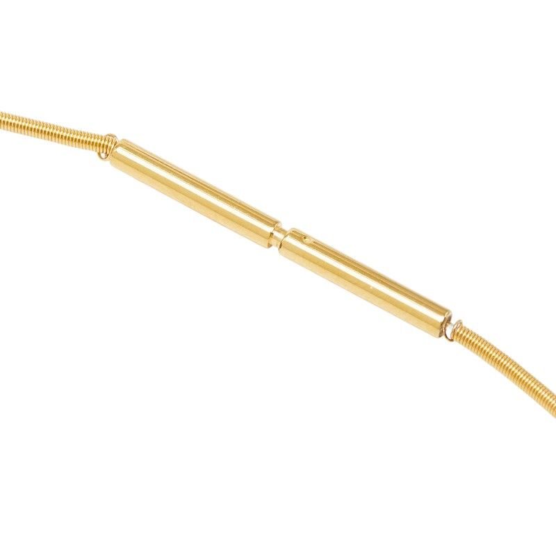Hermes Cage de Ash Cube Necklace Gold Plated