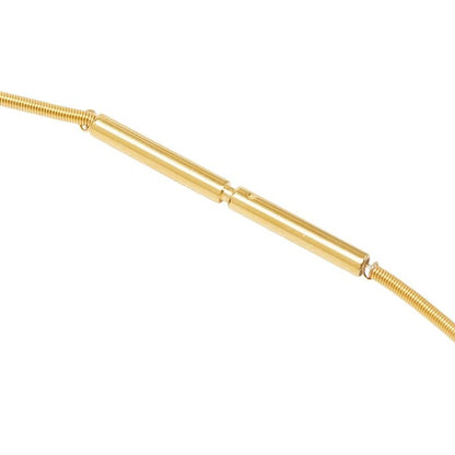 Hermes Cage de Ash Cube Necklace Gold Plated