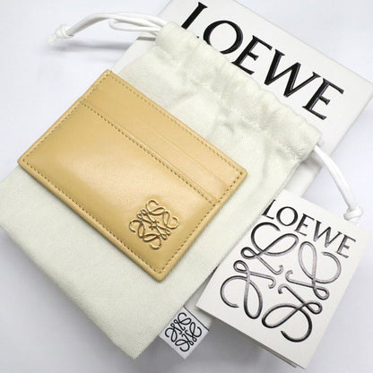 Loewe Puffer Anagram Plain Card Holder Dark Butterfly Leather