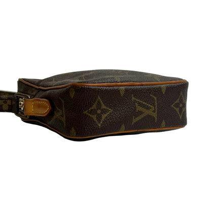 Louis Vuitton Vintage Mini Danube Monogram Leather Shoulder Bag Pochette Brown