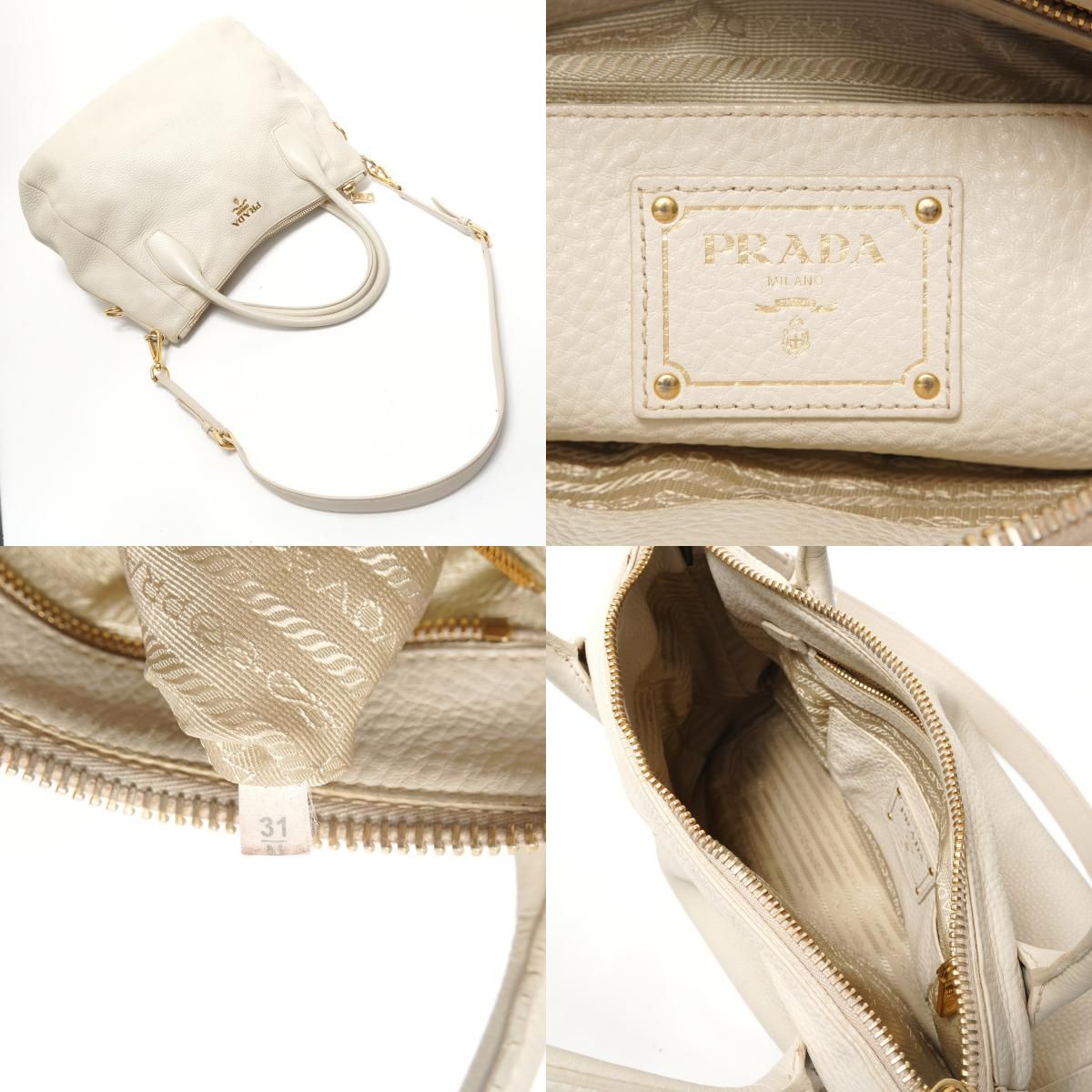 Prada Tote 2-Way Leather