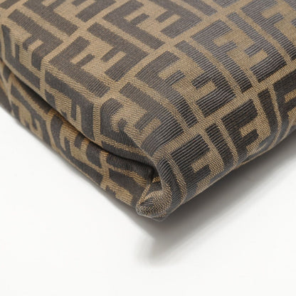 Fendi Handbag Zucca Canvas Metal Handle