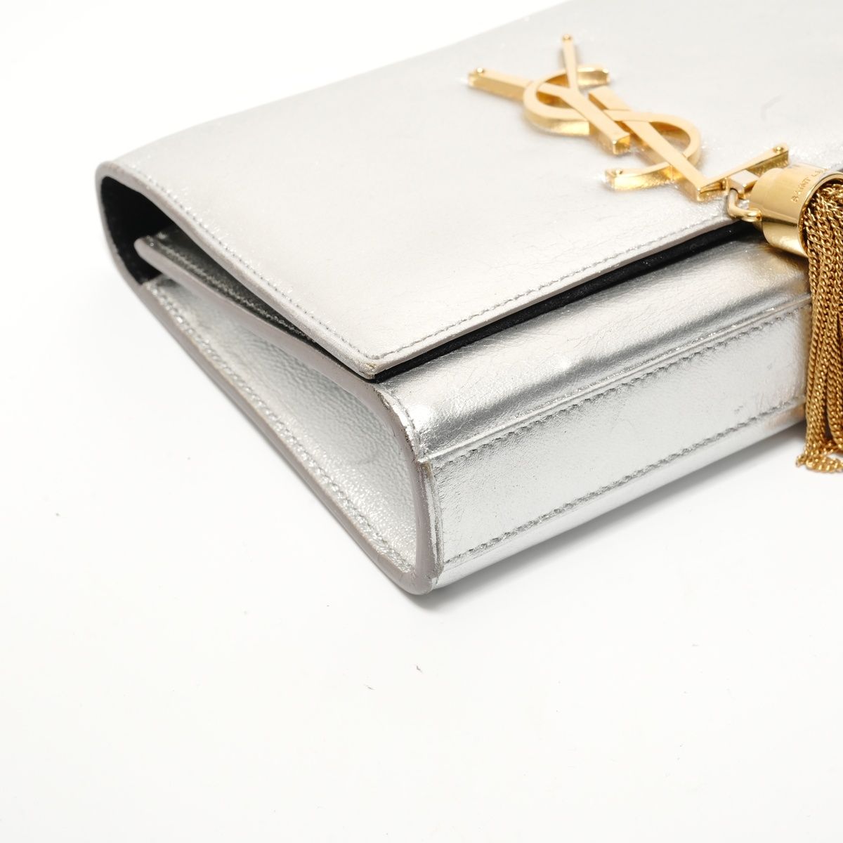 Saint Laurent Yves Shoulder Bag Tassel YSL Logo