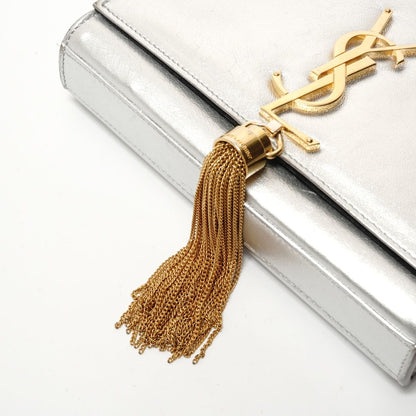 Saint Laurent Yves Shoulder Bag Tassel YSL Logo
