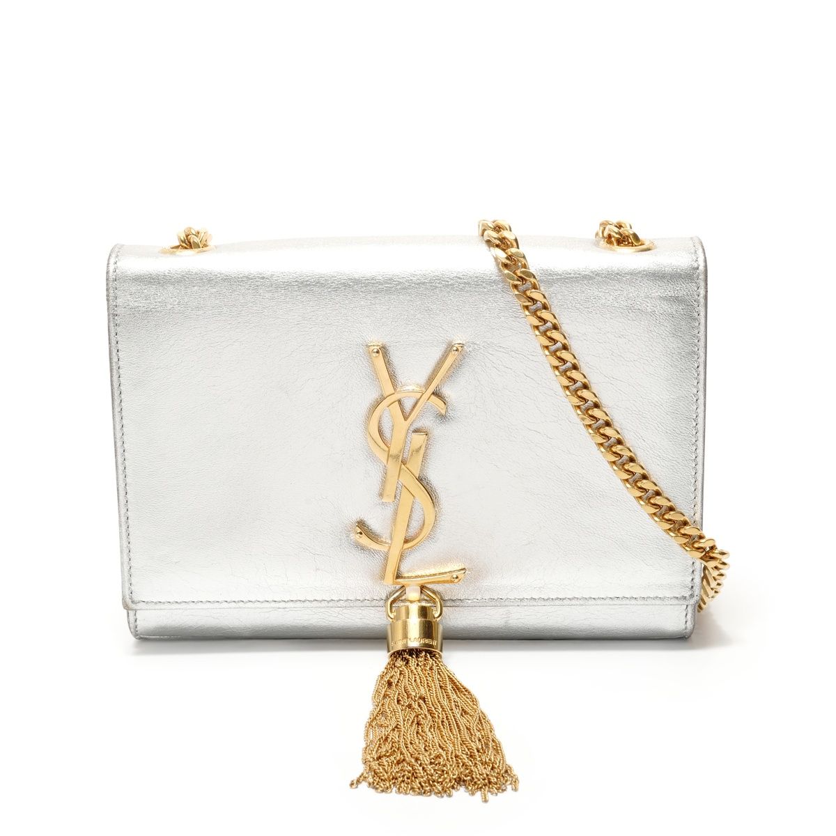 Saint Laurent Yves Shoulder Bag Tassel YSL Logo