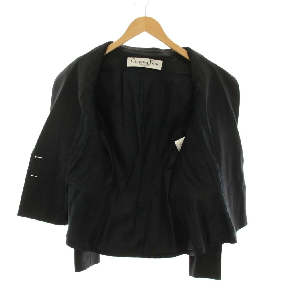 Dior Suit Set Top and Bottom Tailored Jacket Tight Skirt Knee Length 36 YM