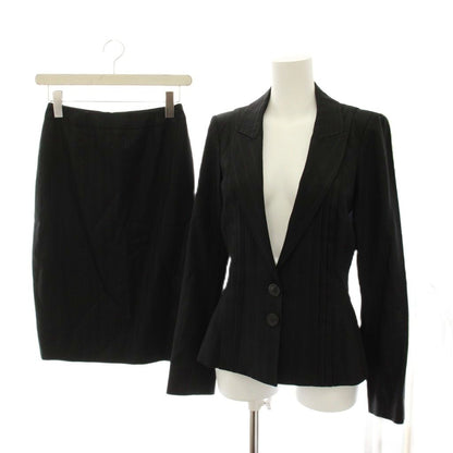 Dior Suit Set Top and Bottom Tailored Jacket Tight Skirt Knee Length 36 YM