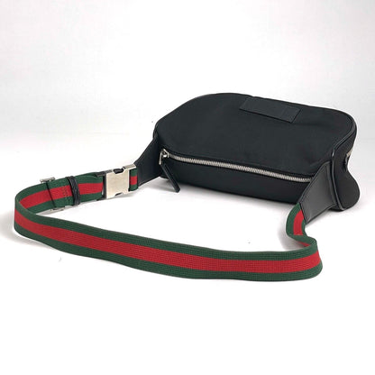 Gucci Sherry Line Waist Bag Nylon Black