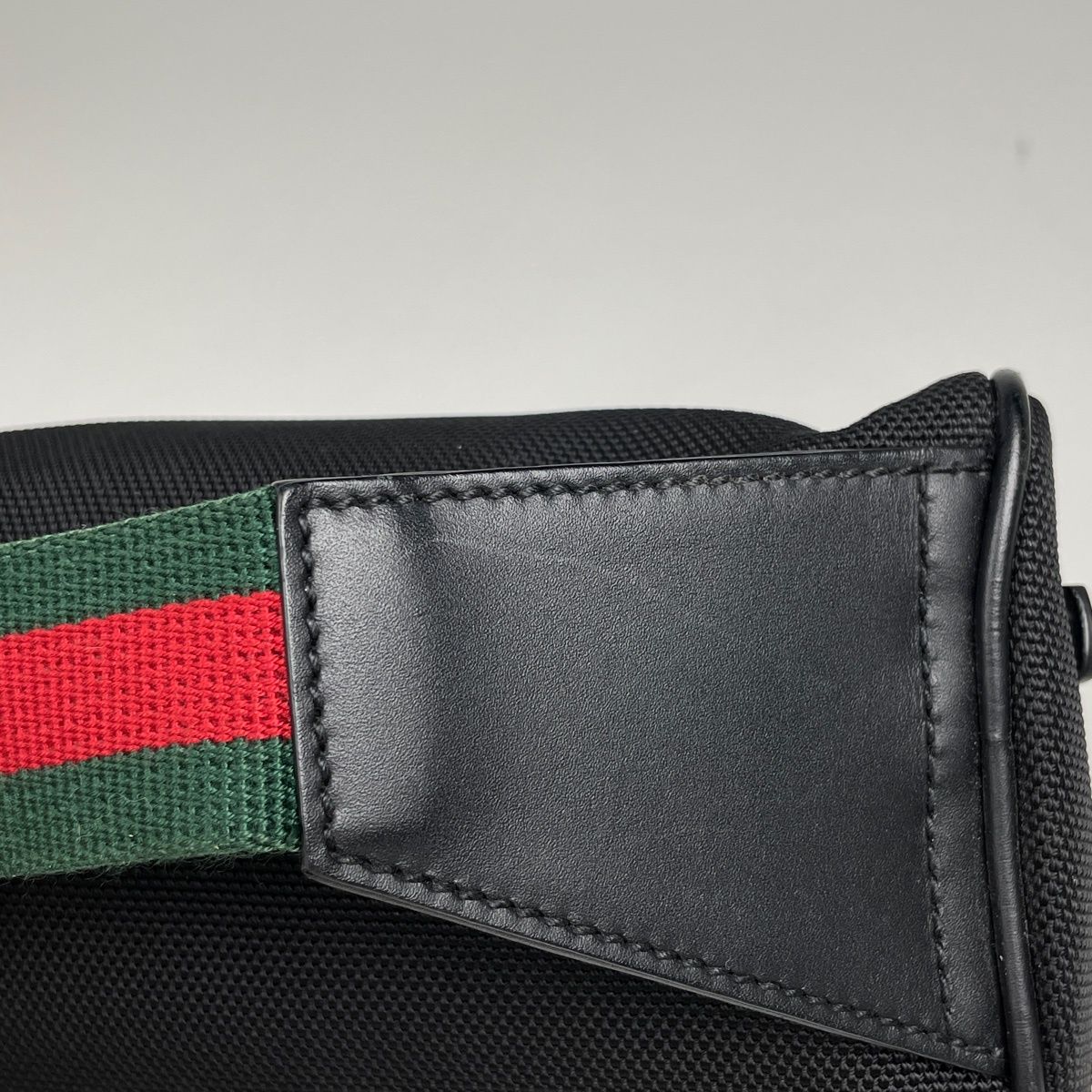 Gucci Sherry Line Waist Bag Nylon Black