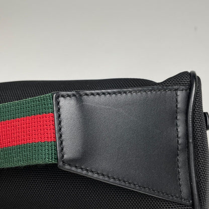 Gucci Sherry Line Waist Bag Nylon Black