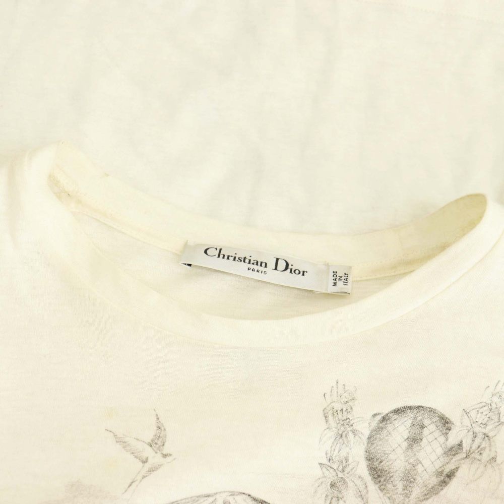 Dior Balloon Animal Print T-Shirt XS Ivory