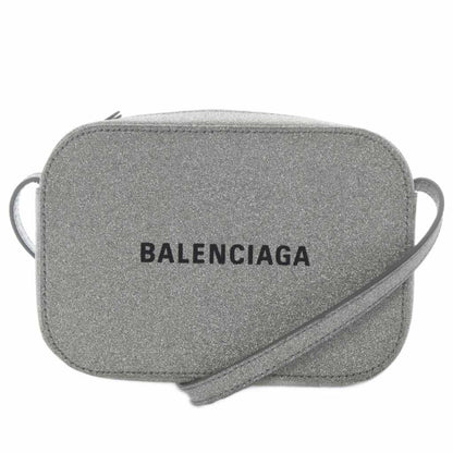 Balenciaga Everyday Camera Bag Shoulder Glitter Silver