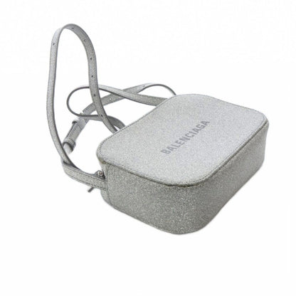Balenciaga Everyday Camera Bag Shoulder Glitter Silver