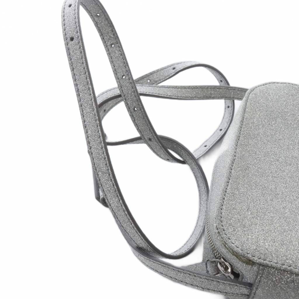 Balenciaga Everyday Camera Bag Shoulder Glitter Silver
