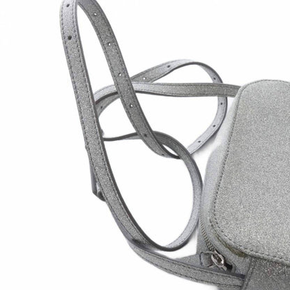 Balenciaga Everyday Camera Bag Shoulder Glitter Silver