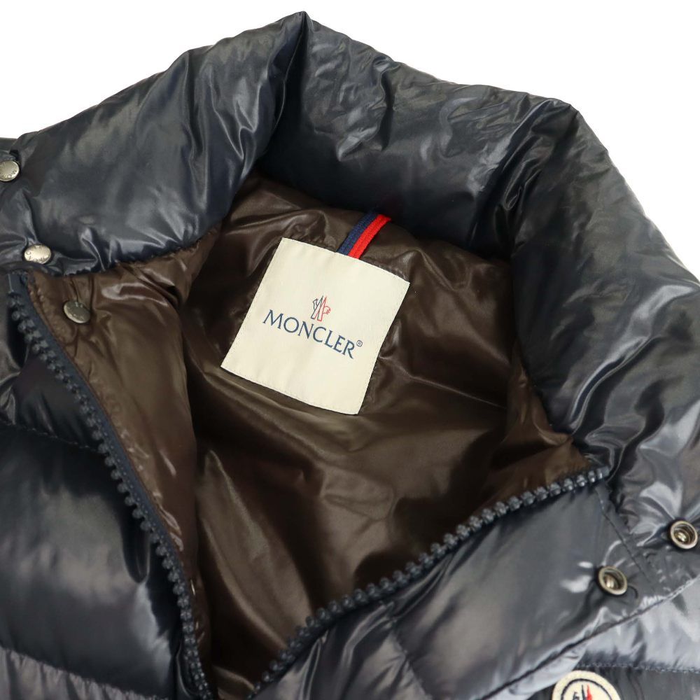 Moncler Tib Down Jacket Vest Zip Up 0 Navy