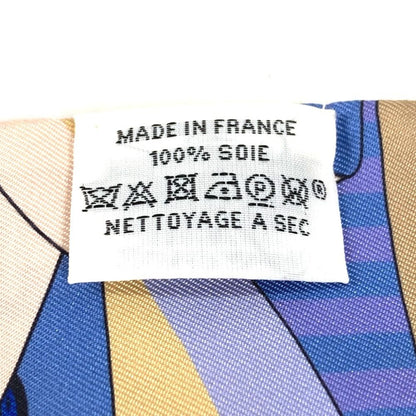 Hermes Scarf Twilly Tiri Silk Blue
