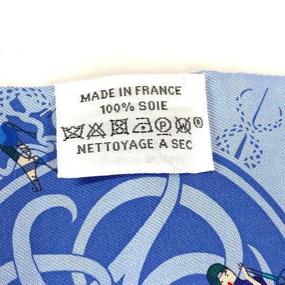 Hermes Scarf Twilly Silk Light Blue