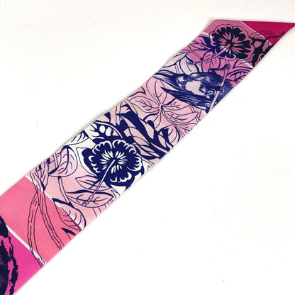 Hermes Scarf Twilly Tiri Silk Multicolor