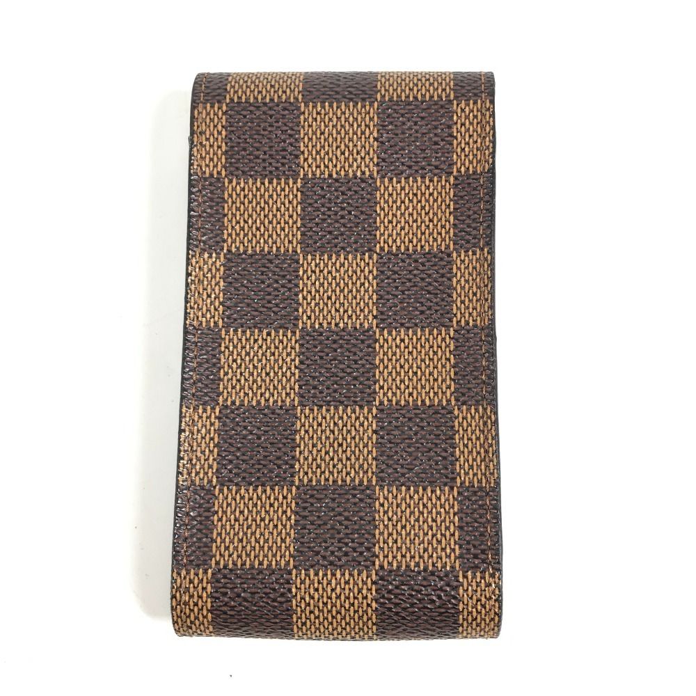 Louis Vuitton Cigarette Case Etuy Damier Canvas Ebene Brown