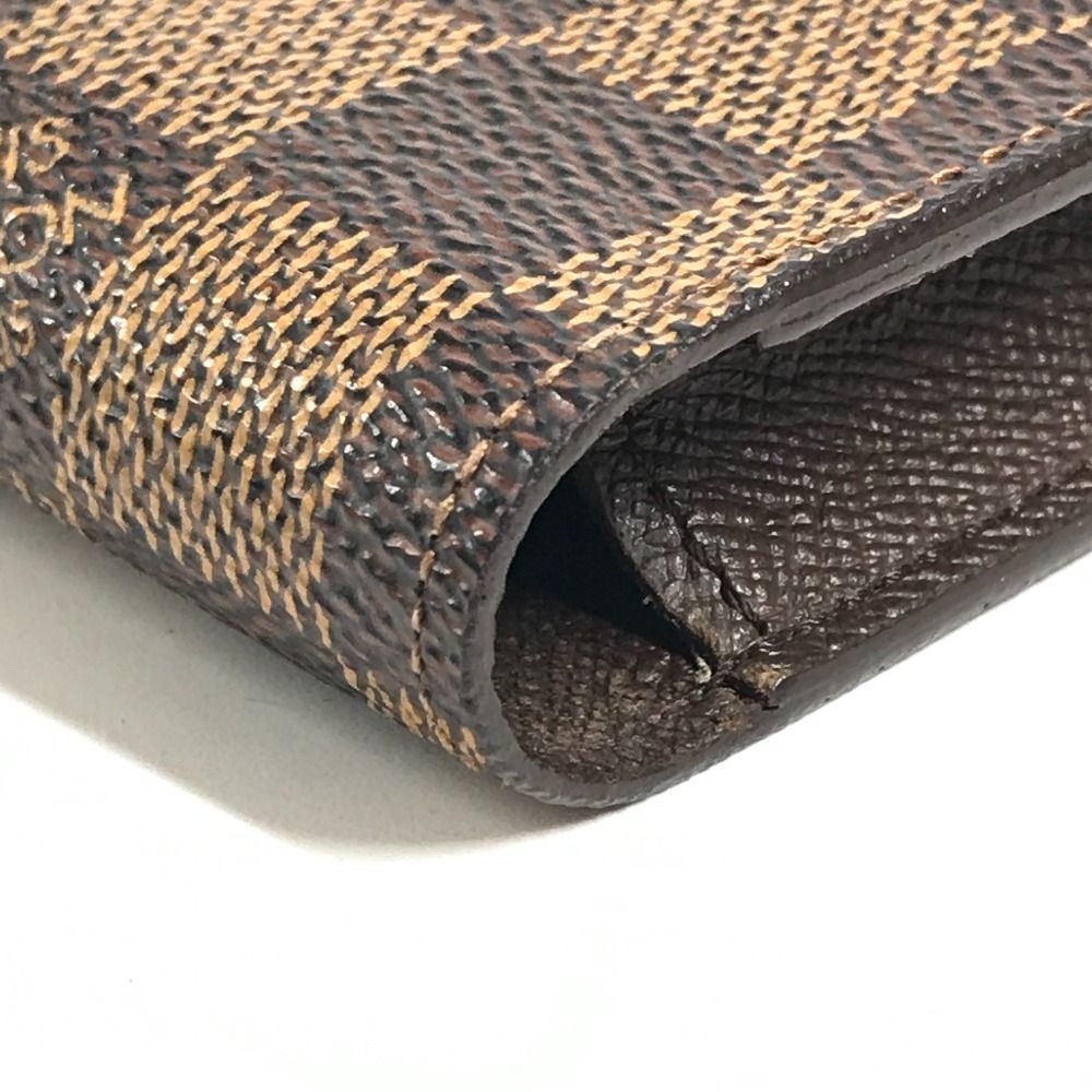 Louis Vuitton Cigarette Case Etuy Damier Canvas Ebene Brown