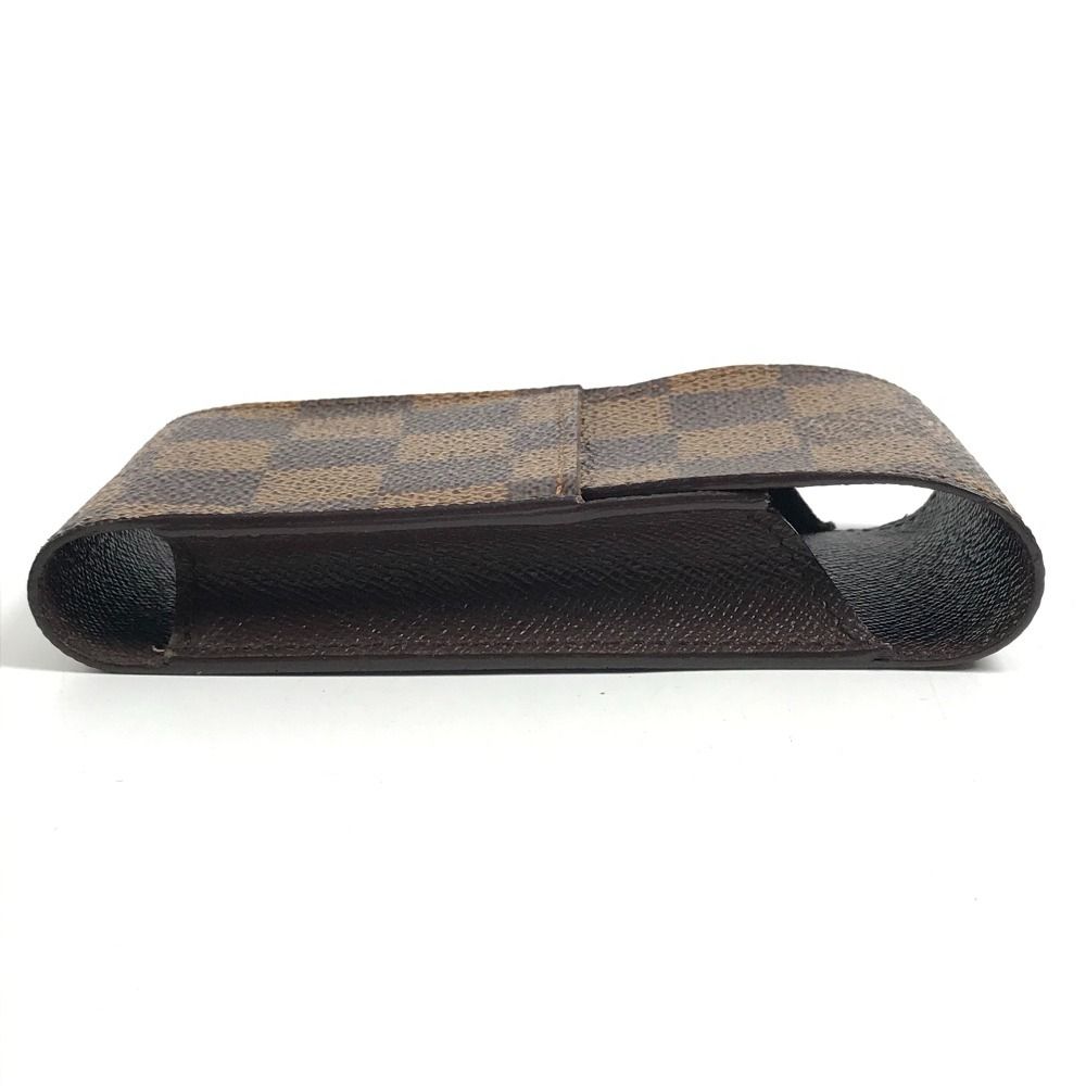 Louis Vuitton Cigarette Case Etuy Damier Canvas Ebene Brown