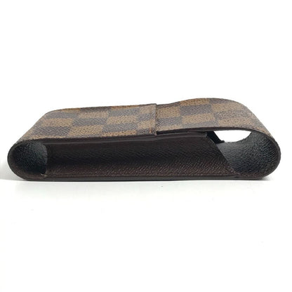 Louis Vuitton Cigarette Case Etuy Damier Canvas Ebene Brown