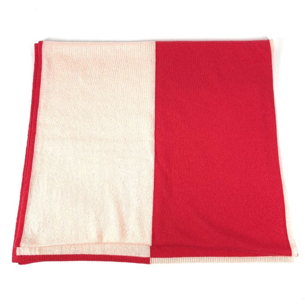 Chanel Scarf CC Logo Bicolor Cashmere Pink
