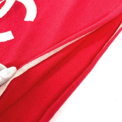 Chanel Scarf CC Logo Bicolor Cashmere Pink