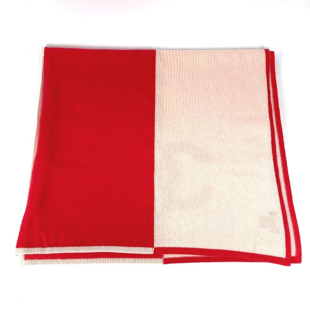 Chanel Scarf CC Logo Bicolor Cashmere Pink