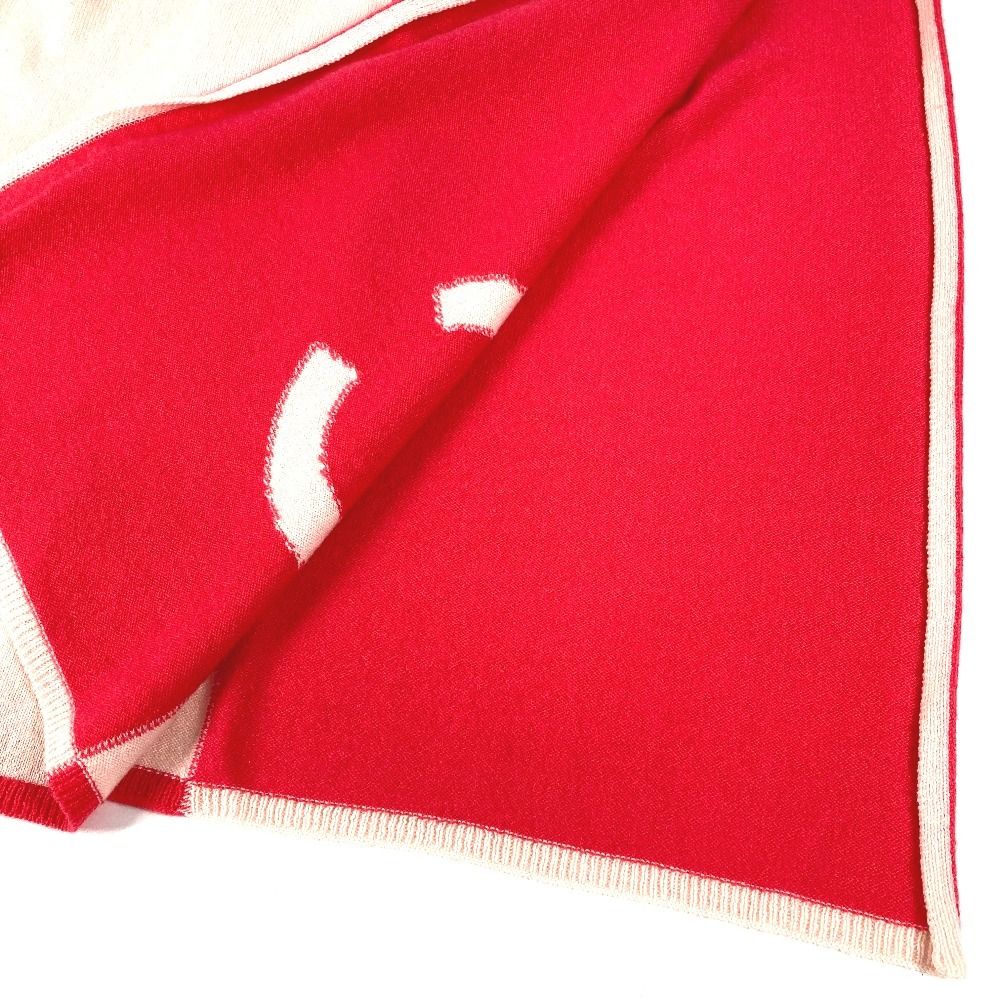 Chanel Scarf CC Logo Bicolor Cashmere Pink