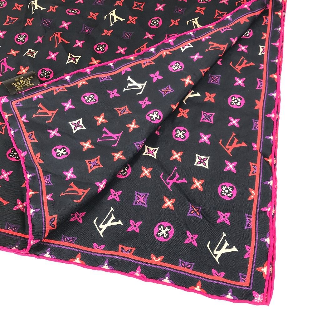 Louis Vuitton Scarf LV Logo Silk Multicolor