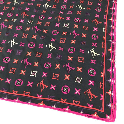 Louis Vuitton Scarf LV Logo Silk Multicolor