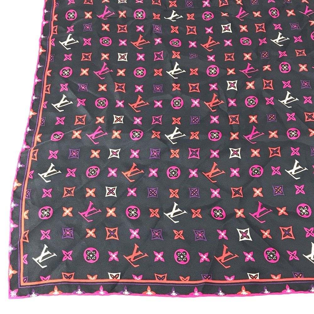 Louis Vuitton Scarf LV Logo Silk Multicolor