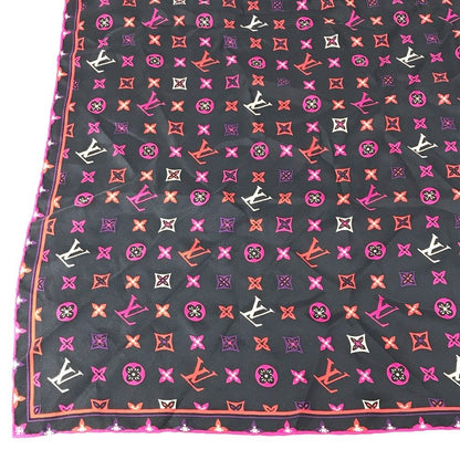 Louis Vuitton Scarf LV Logo Silk Multicolor