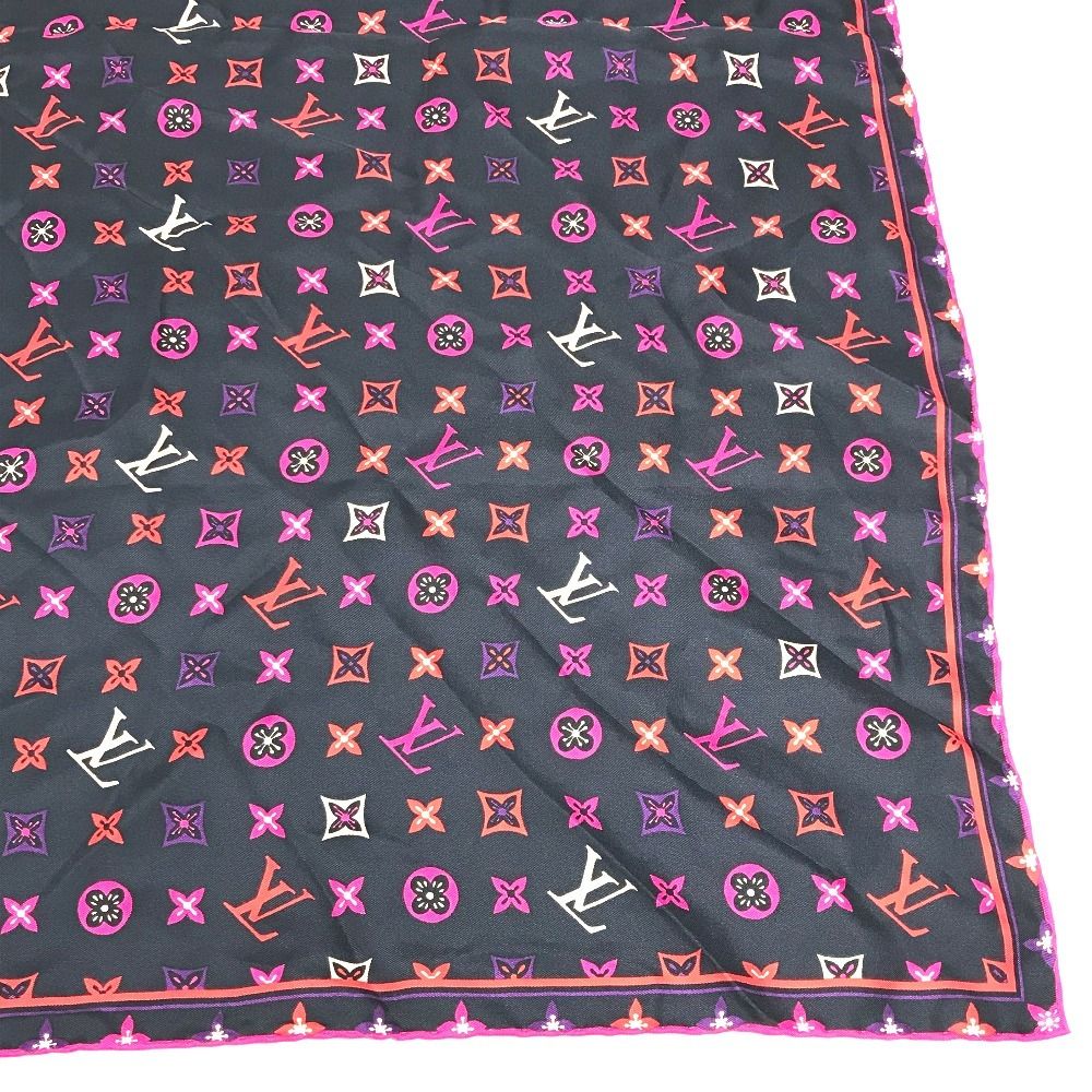 Louis Vuitton Scarf LV Logo Silk Multicolor