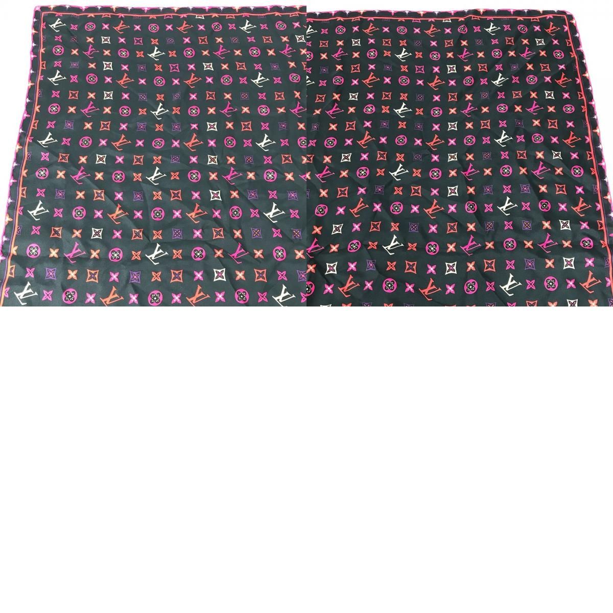 Louis Vuitton Scarf LV Logo Silk Multicolor