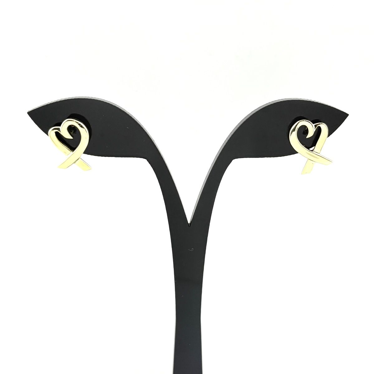 Tiffany & Co Loving Heart Earrings YG Yellow Gold Paloma Picasso