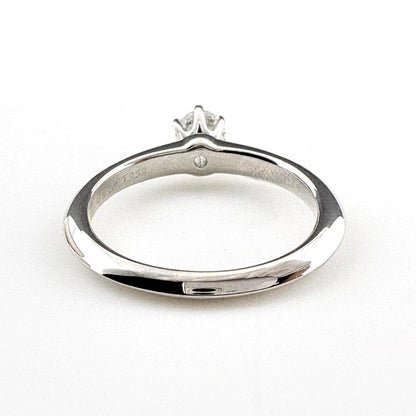 Tiffany & Co Solitaire Ring Platinum Diamond