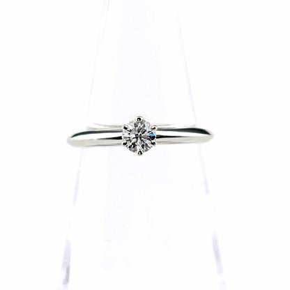 Tiffany & Co Solitaire Ring Platinum Diamond