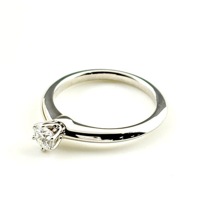 Tiffany & Co Solitaire Ring Platinum Diamond